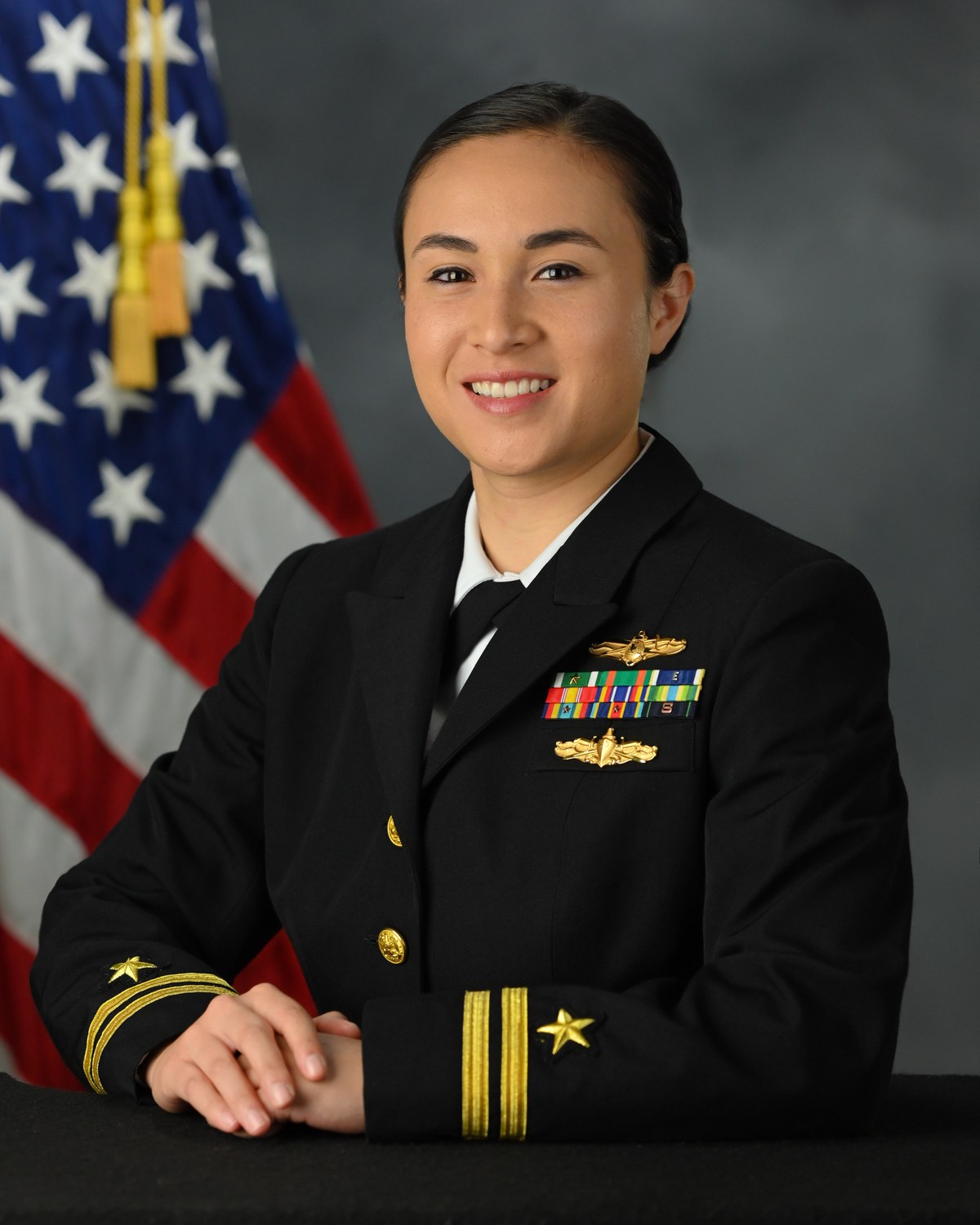 Gabby Fong, U.S. Navy official portrait